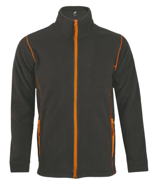 Куртка мужская Nova Men 200, темно-серая с оранжевым, размер S