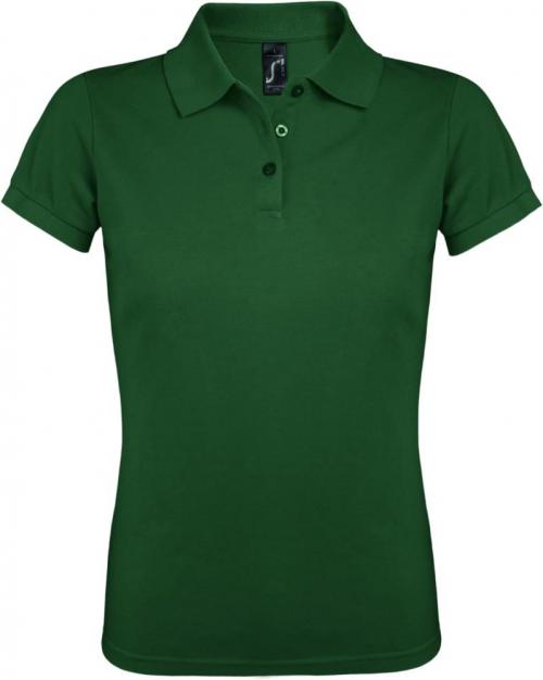Рубашка поло женская Prime Women 200 темно-зеленая, размер L