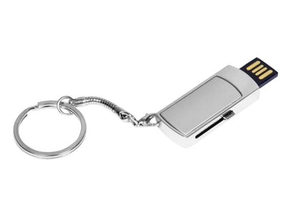 USB 2.0- флешка на 32 Гб с выдвижным механизмом и мини чипом