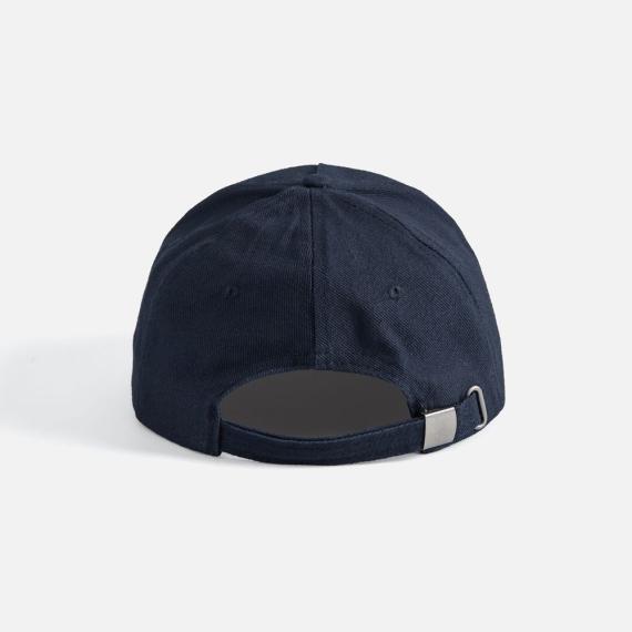 Бейсболка Long Beach, темно-синяя с белым