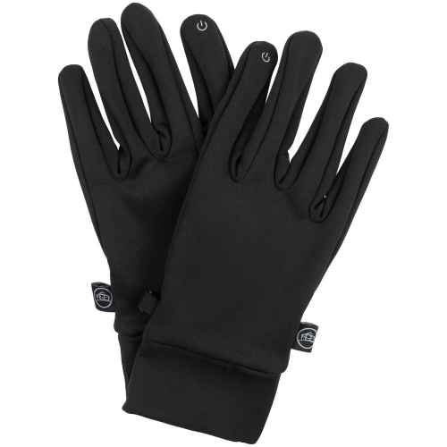 Перчатки Knitted Touch черные, размер XXL
