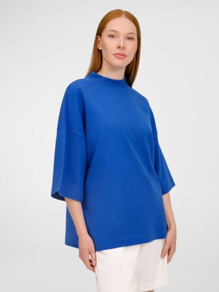 Футболка оверсайз унисекс T9, синяя, размер XL/XXL