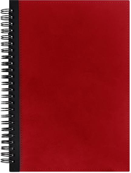 Ежедневник Notera Maxi, недатированный, красный