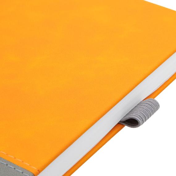 Ежедневник Horizon, недатированный, серый с оранжевым