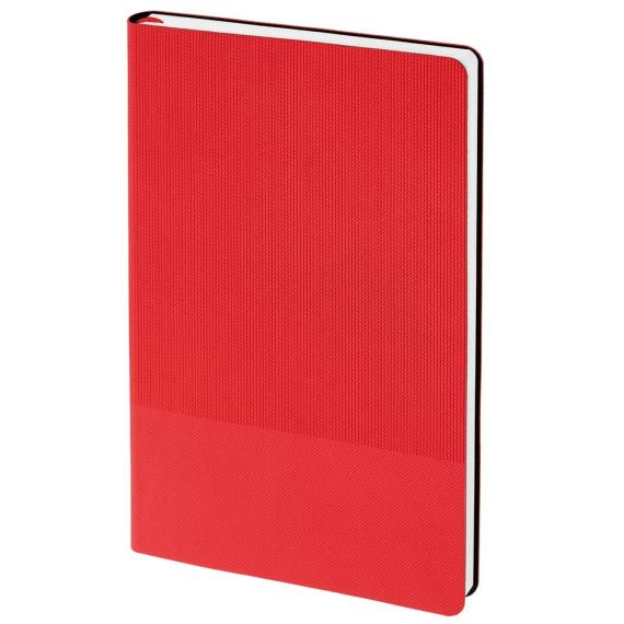 Ежедневник Knit, недатированный, красный