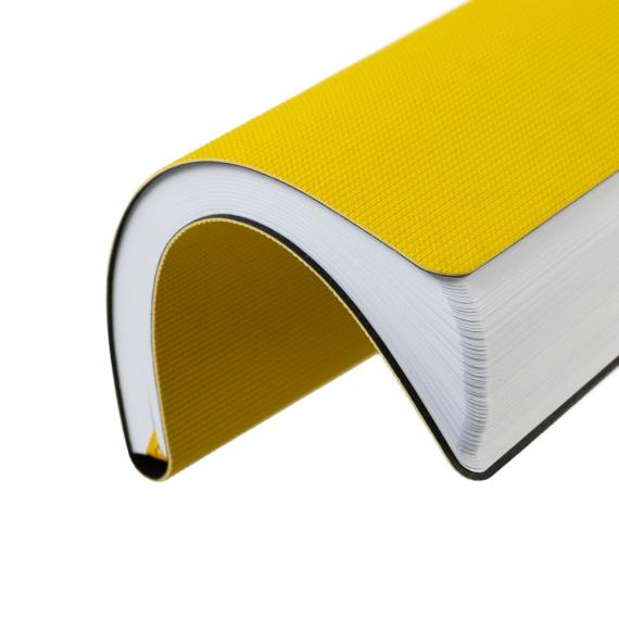 Ежедневник Knit, недатированный, желтый