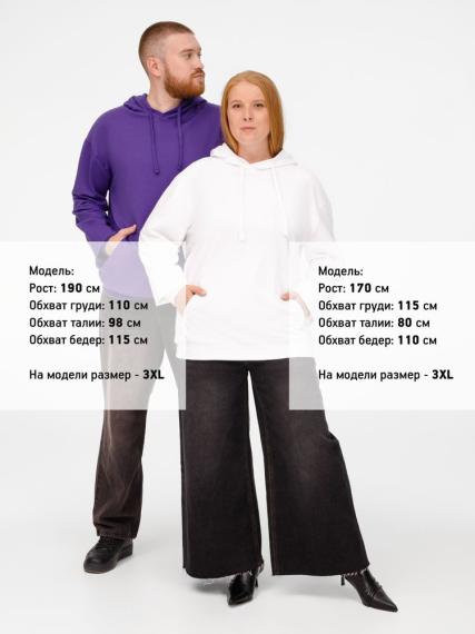 Толстовка на молнии с капюшоном Siverga 2.0, белая, размер M