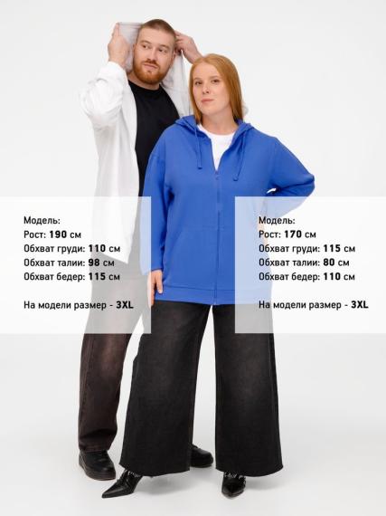 Толстовка на молнии с капюшоном Siverga 2.0, белая, размер M