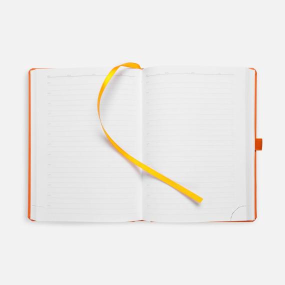 Ежедневник Favor Metal, недатированный, оранжевый