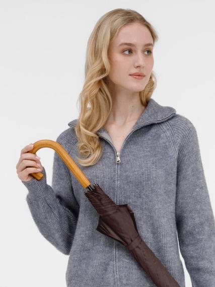 Зонт-трость Classic, коричневый