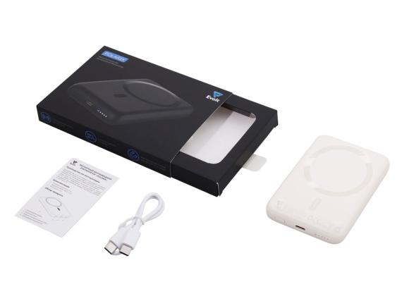 Магнитный внешний беспроводной аккумулятор «Polarix», QC/PD, 10000 мАч