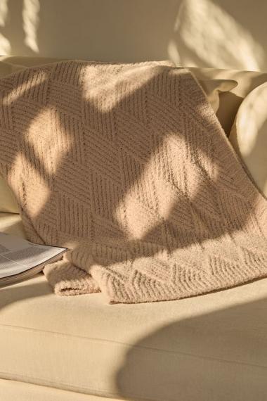 Плед Aspetta, молочный