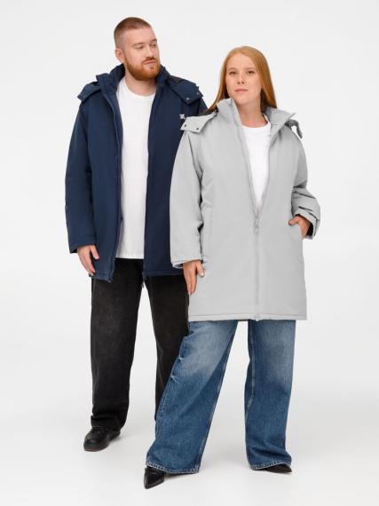 Куртка-парка унисекс Sfera, светло-серая, размер 3XL