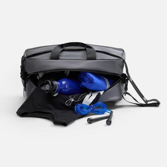 Спортивная сумка Atlantes, серая с черным