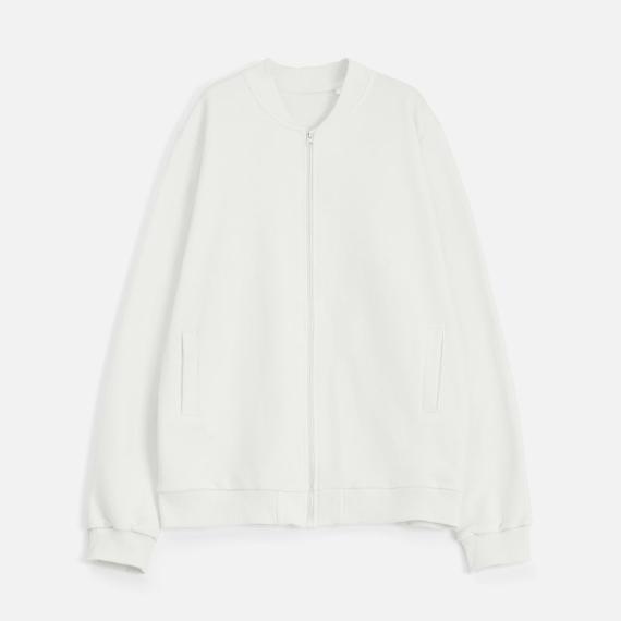 Бомбер унисекс Townie, молочно-белый, размер S