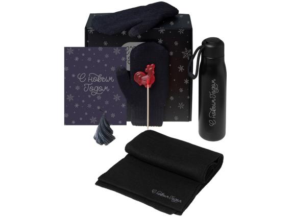 Подарочный набор «Re:Air» с варежками, шарфом и термосом