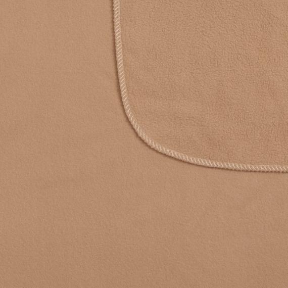 Флисовый плед Warm&Peace, бежевый