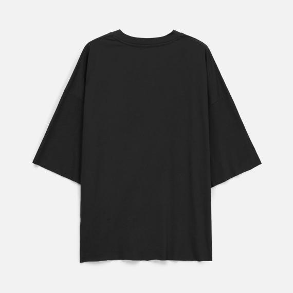 Футболка унисекс T1, черная, размер M/L