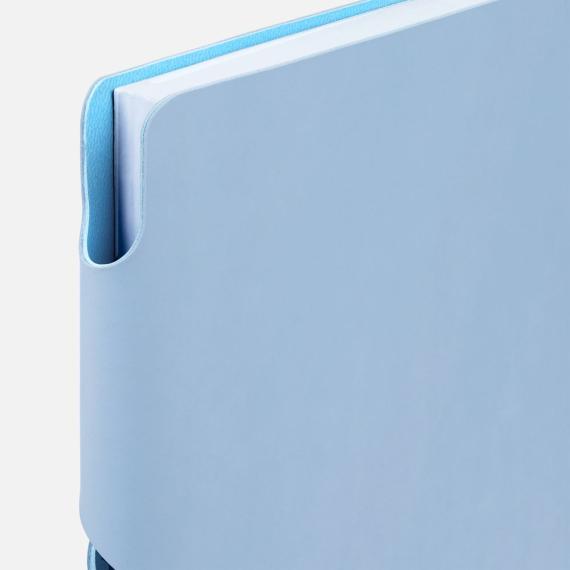 Ежедневник Flexpen Shall, недатированный, голубой