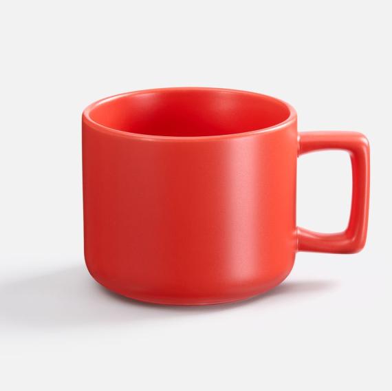 Чашка Jumbo в коробке матовая, красная