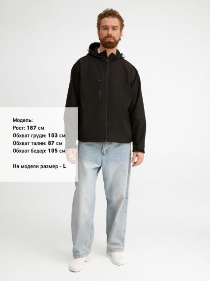 Куртка мужская с капюшоном Replay Men 340 черная, размер XL