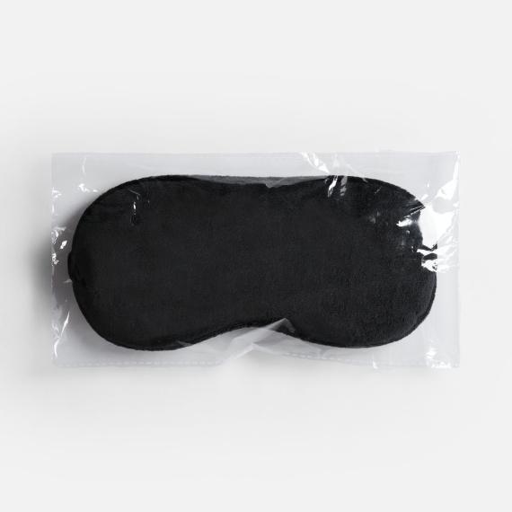 Двухстороняя маска для сна Veluto, черная