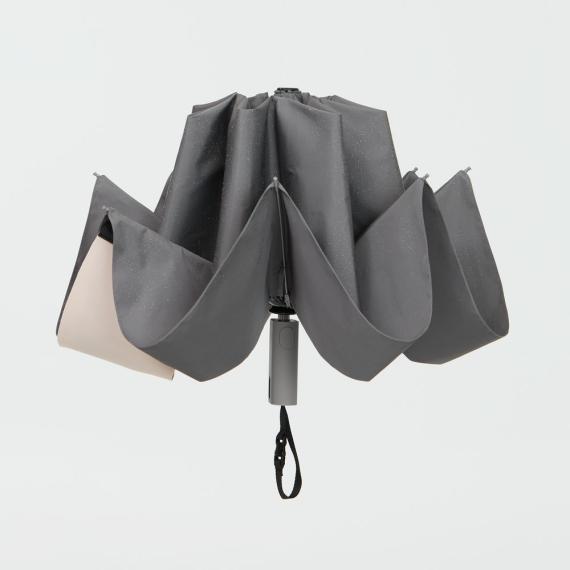 Зонт обратного сложения Easyroll, серый