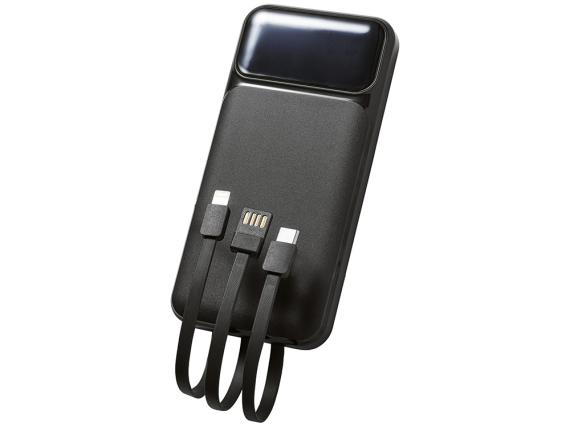 Подарочный набор «Tesla» с блокнотом А5, ручкой и пауэрбенком на 10 000 mAh