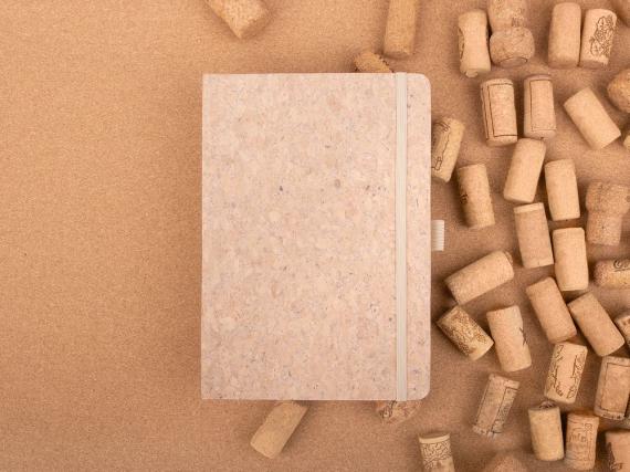 Блокнот Cork County, белый