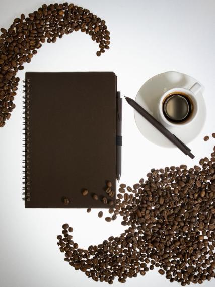 Блокнот Coffeist, коричневый