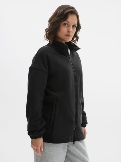 Куртка флисовая унисекс Nebo, черная, размер S