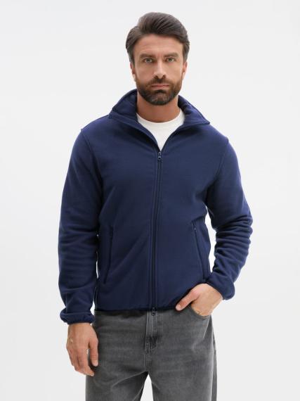 Куртка флисовая унисекс Ben Mac, темно-синяя, размер M