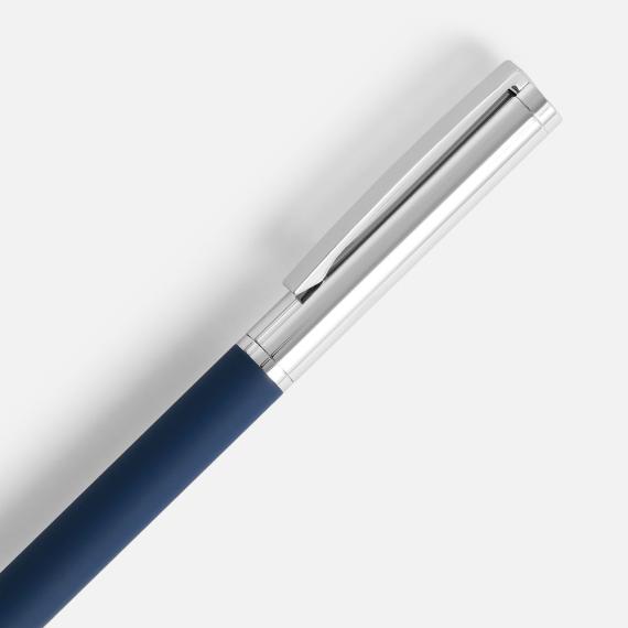 Ручка шариковая Eyeshot Soft Touch, темно-синяя