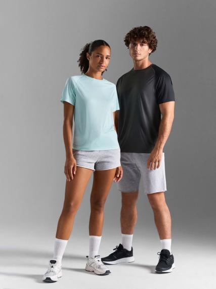 Футболка спортивная унисекс Vortex, черная, размер M