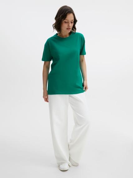 Футболка Regent 150 зеленая (изумрудная), размер XS