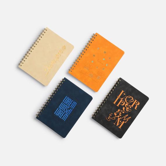 Ежедневник Spiral, недатированный, оранжевый