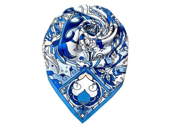 Платок «Царевна-Лебедь» 100% шелк