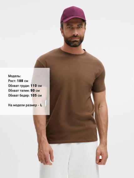 Футболка Imperial 190 коричневая, размер S