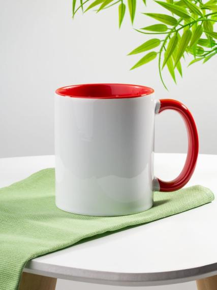 Кружка Promo Plus для сублимационной печати, красная