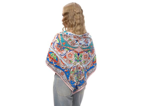 Платок «Шедевры русских эмальеров»