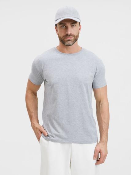 Футболка унисекс T-Bolka 160, серый меланж, размер 5XL