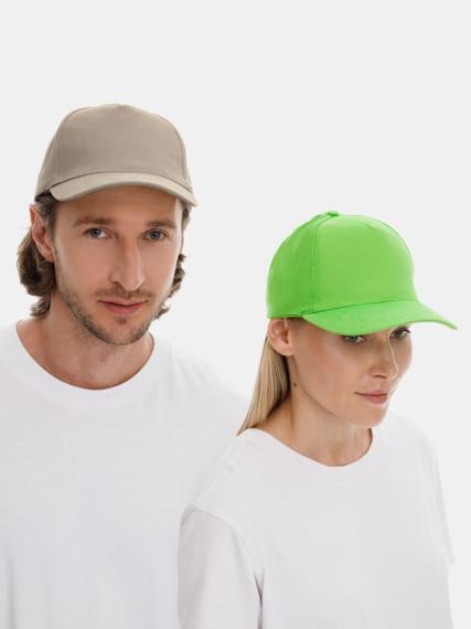 Бейсболка Long Beach, бежевая