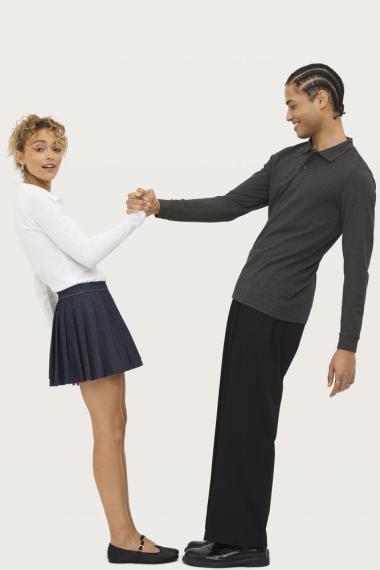 Рубашка поло мужская с длинным рукавом Perfect LSL Men красная, размер M