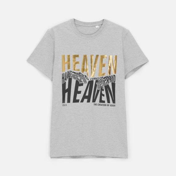 Футболка мужская T-bolka Stretch, серый меланж, размер XXL