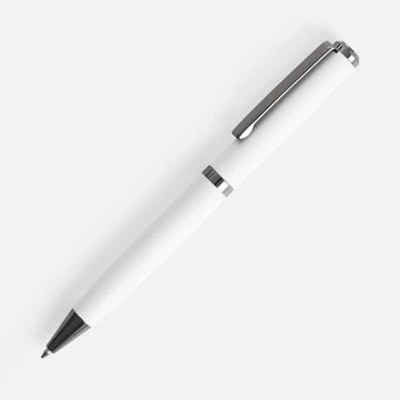 Ручка шариковая Inkish Gunmetal, белая