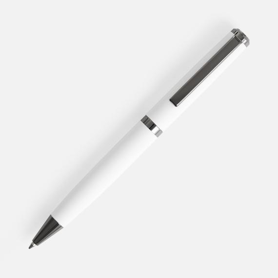 Ручка шариковая Inkish Gunmetal, белая